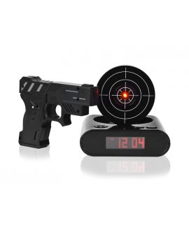 Laser Gun Target Alarm Clock