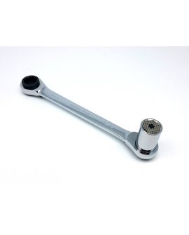 8-19 Gator Grip Socket Wrench with 17-19 Ratchet Wrench
