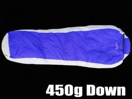 Duck Down Sleeping Bag 450g - Blue