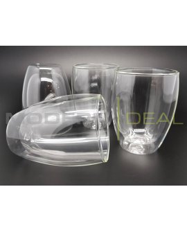 Double Walled Glasses 4pc