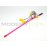 Teaser Wand Cat Toy - Yellow
