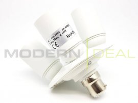 B22 Bulb Adaptor - 4 into 1