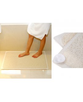 Anti-slip Bathroom Floor Mat - WHITE
