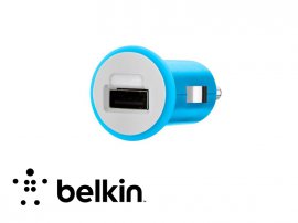 Belkin Micro Car Charger - BLUE