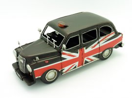 Black Cab Taxi Model Ornament