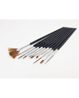 Nail Brush Set - 10 Pcs