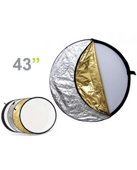 5 In 1 Collapsible Disc Reflector - 43"