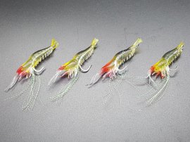 Shrimp Lure 4pcs Coloured