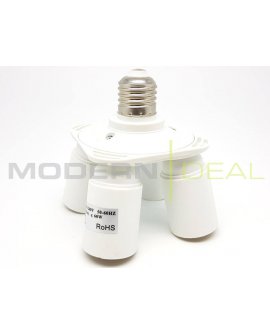 E27 Bulb Adaptor - 4 into 1