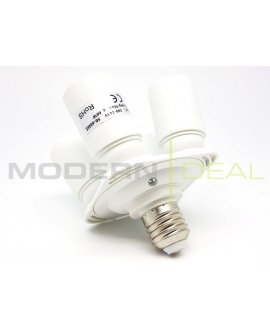 E27 Bulb Adaptor - 4 into 1