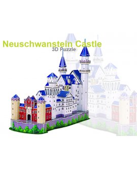 3D Foam Puzzle - Neuschwanstein Castle