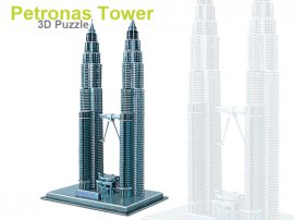 3D Foam Puzzle - PETRONAS TOWERS