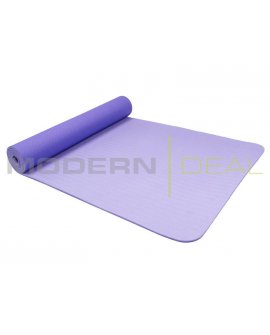 Yoga Mat - 6mm Non Slip TPE PURPLE