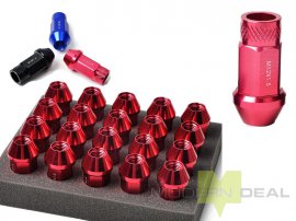 Wheel Nuts - 12 x 1.25 - RED