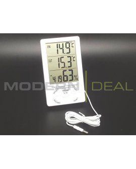 Thermometer Clock - Indoor/Outdoor