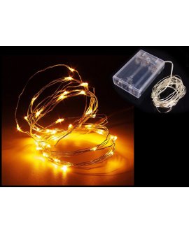 Wire String Lights (5m / 50 LED) - Yellow
